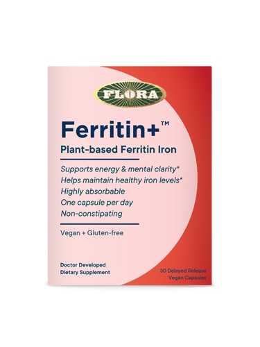 Flora Ferritin+™ Plant-Based Ferritin Iron