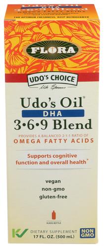 Flora Udo's Choice Udo's Oil 3-6-9 Blend DHA