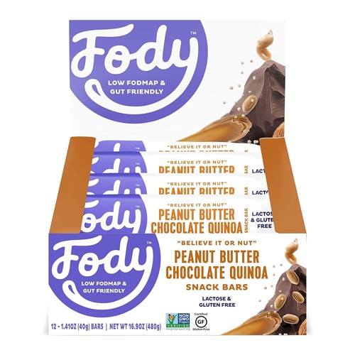 Fody Foods Peanut Butter Chocolate Quinoa Bars