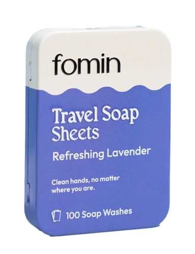 Fomin' Travel Soap Sheets Tin - Lavender