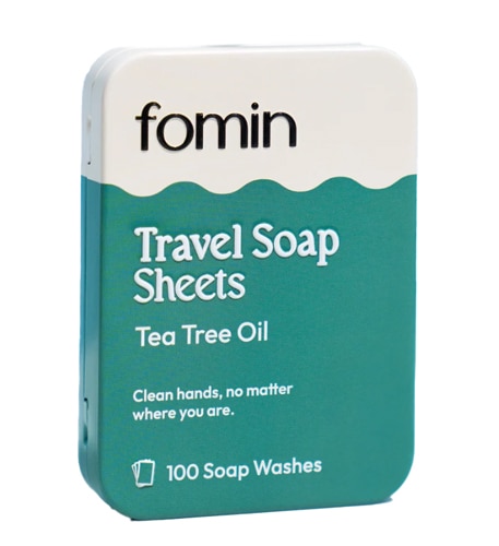 Fomin' Travel Soap Sheets Tin - Tea Tree Oil