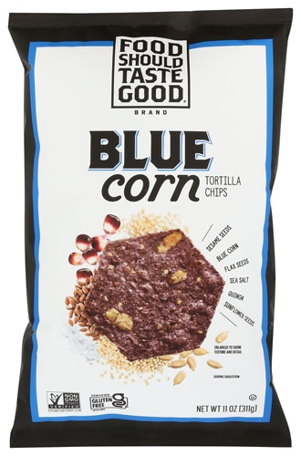 Food Should Taste Good Tortilla Chips Gluten Free Blue Corn