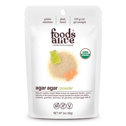 Foods Alive Organic Agar Agar Powder Vegan