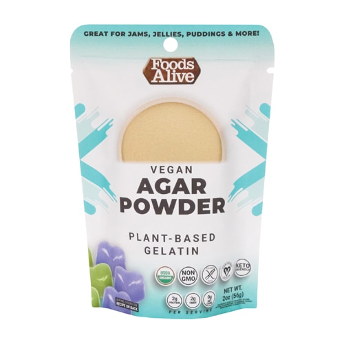 Foods Alive Organic Agar Powder Vegan