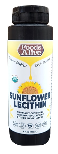 Foods Alive Organic Sunflower Lecithin Liquid