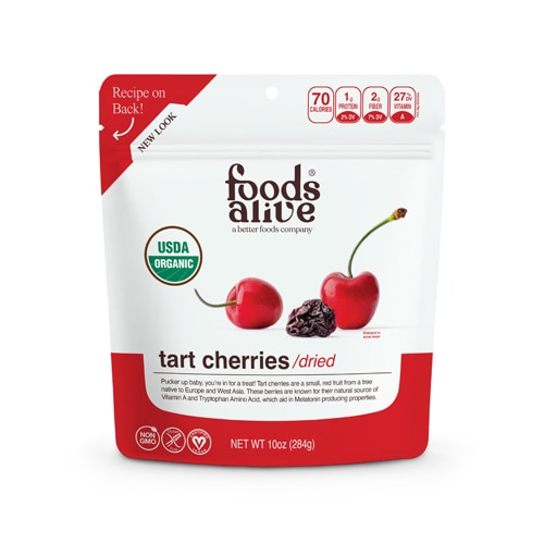 Foods Alive Organic Tart Cherries - Dried