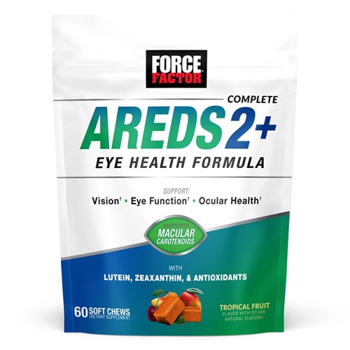 Force Factor AREDS 2+ Eye Health Formula Tropical Fruit