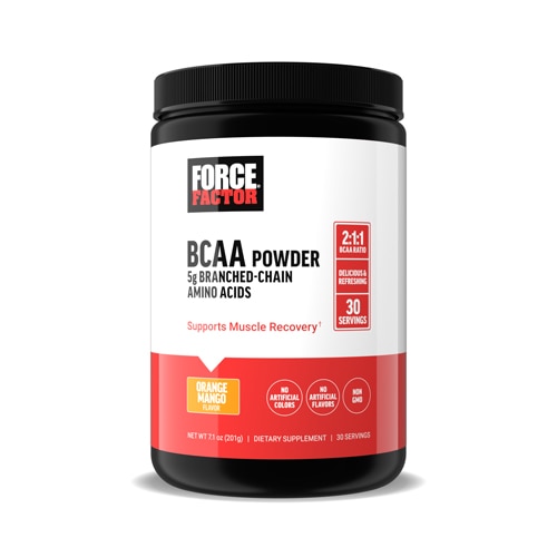 Force Factor BCAA Powder Orange Mango