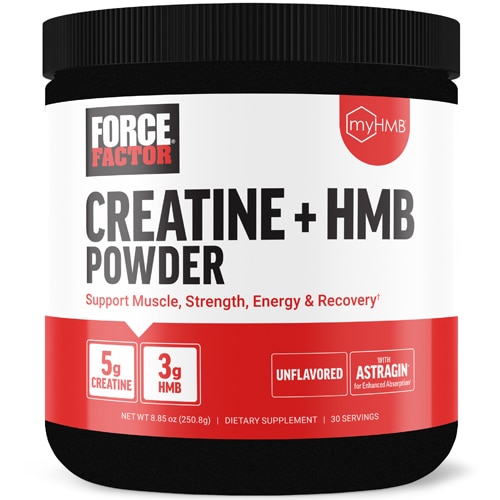Force Factor Creatine + HMB Powder Unflavored