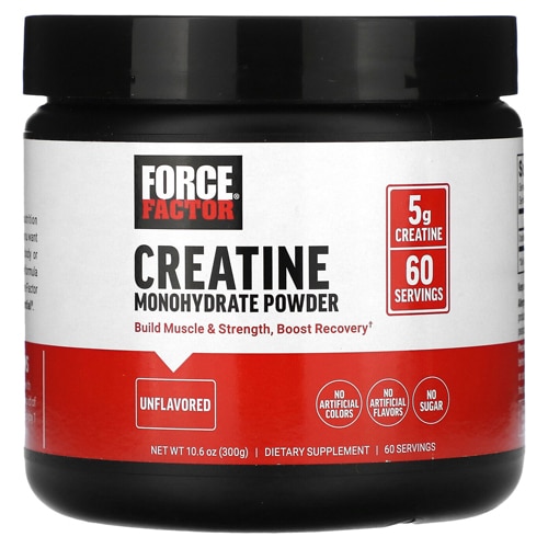 Force Factor Creatine Monohydrate Powder Unflavored