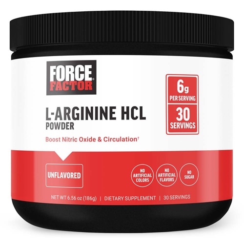 Force Factor L-Arginine HCL Powder Unflavored