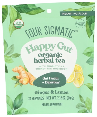 Four Sigmatic Organic Herbal Tea Happy Gut
