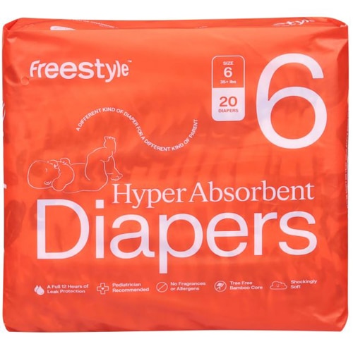 Freestyle Diapers Hyper Absorbent 20 Diapers