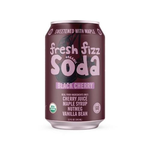 Fresh Fizz Organic Soda Black Cherry