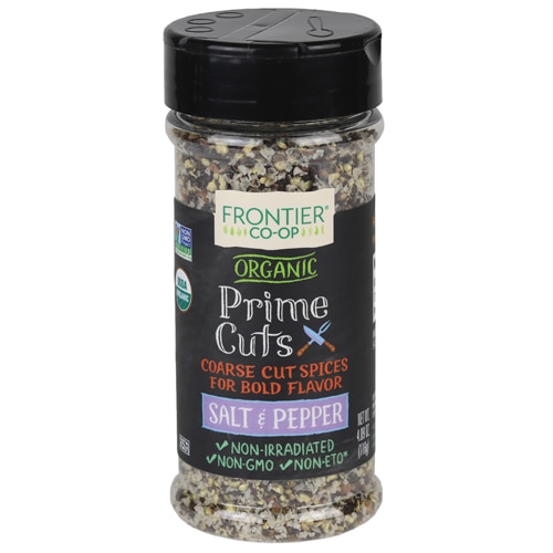 Frontier Co-Op Organic Prime Cuts Salt & Pepper Blend