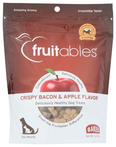 Fruitables Baked Dog Treats Crispy Bacon & Apple