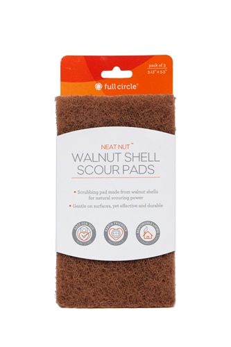 Full Circle Neat Nut Walnut Scour Pads