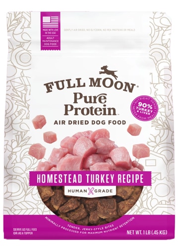 Full Moon Dog Food Pure Protein Human Grade Homestead Turkey