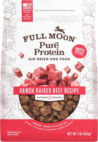 Full Moon Dog Food Pure Protein Human Grade Ranch Raised Beef