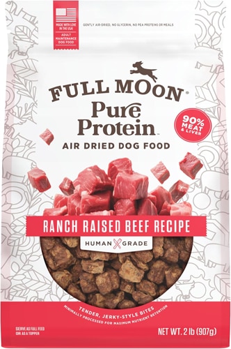 Full Moon Dog Food Pure Protein Human Grade Ranch Raised Beef