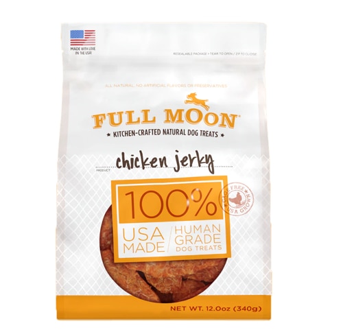 Full Moon Dog Treats Human Grade Natural Chicken Jerky
