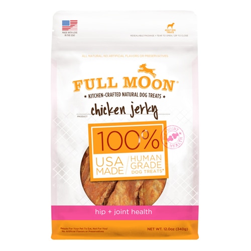 Full Moon Kitchen-Crafted Natural Dog Treats Jerky Chicken