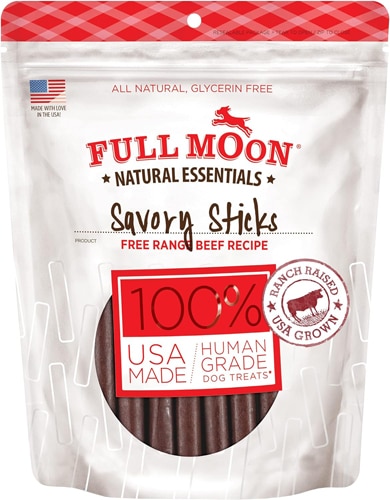 Full Moon Natural Essentials Savory Sticks Dog Treats Beef