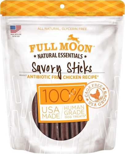 Full Moon Natural Essentials Savory Sticks Dog Treats Chicken