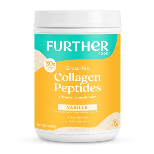 Further Food Grass-Fed Collagen Peptides Plus Tremella Mushroom Vanilla