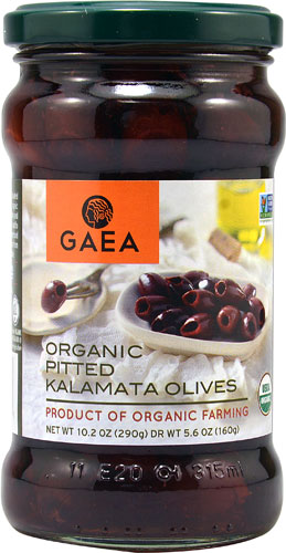 Gaea Organic Pitted Kalamata Olives