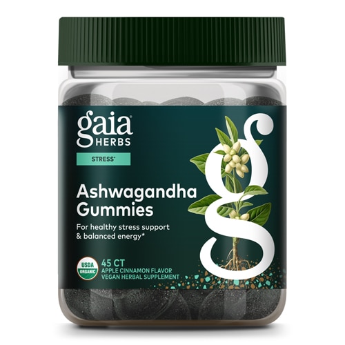 Gaia Herbs Ashwagandha Gummies - Certified Organic