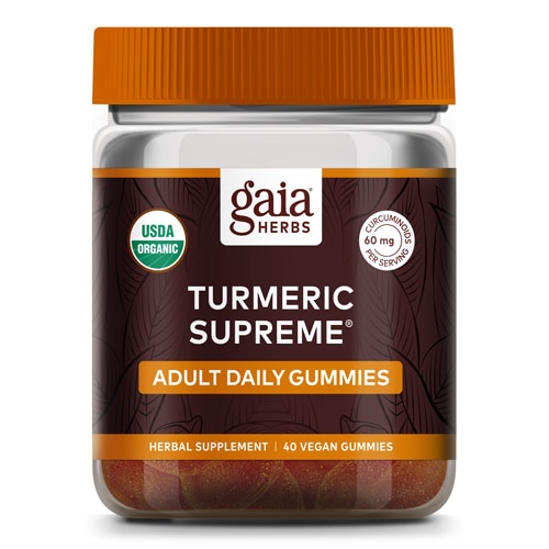 Gaia Herbs Turmeric Supreme Adult Daily Gummies