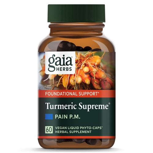 Gaia Herbs Turmeric Supreme Pain P.M.