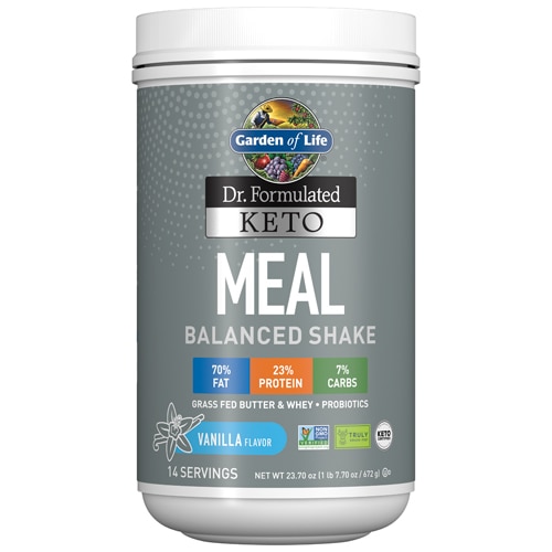 Garden of Life Dr. Formulated Keto Meal Balanced Shake Vanilla