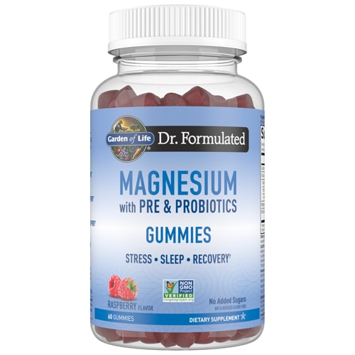 Garden of Life Dr. Formulated Magnesium with Pre & Probiotics Gummies Raspberry