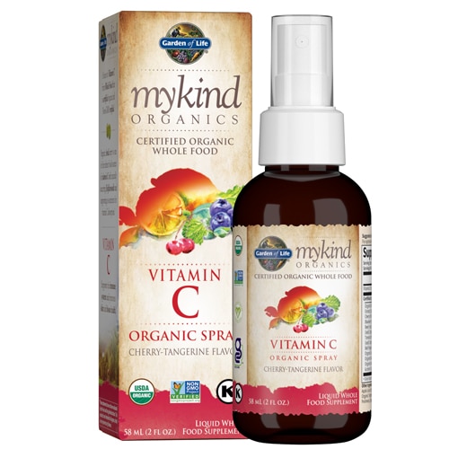 Garden of Life Mykind Organics Vitamin C Organic Spray Cherry-Tangerine