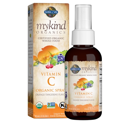 Garden of Life Mykind Organics Vitamin C Organic Spray Orange-Tangerine