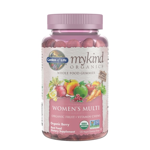 Garden of Life Mykind Organics Women's Multi Whole Food Gummies Organic Berry