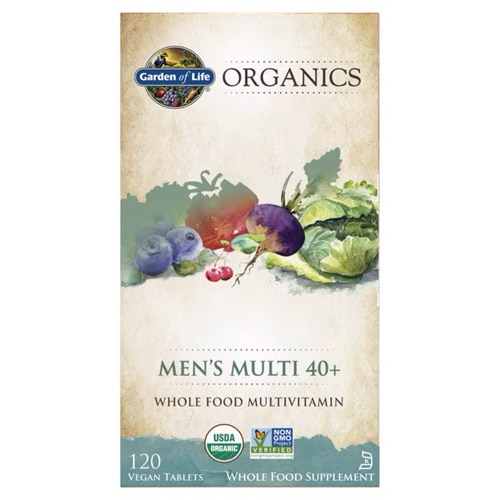 Garden of Life Organics Men's Multi 40 Plus