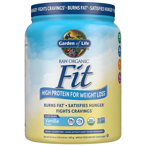 Garden of Life RAW Organic Fit High Protein for Weight Loss Vanilla