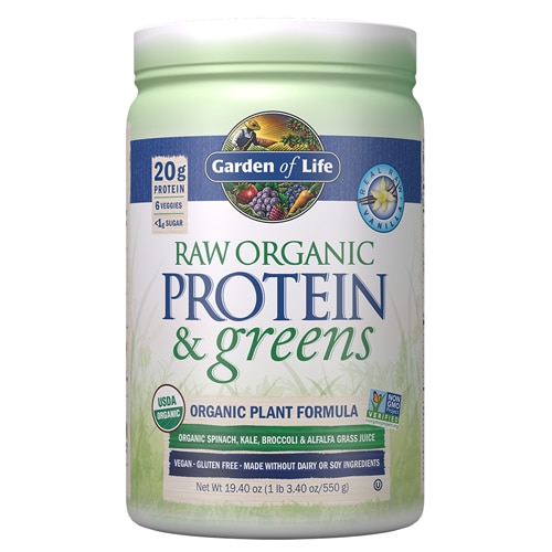 Garden of Life RAW Organic Protein & Greens Real Raw Vanilla