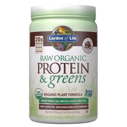 Garden of Life Raw Organic Protein & Greens Real Raw Chocolate Cacao