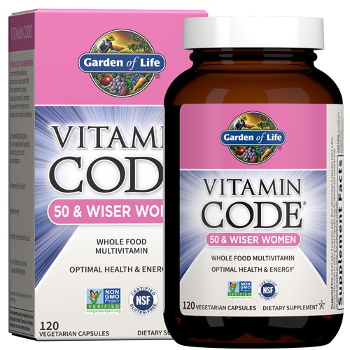 Garden of Life Vitamin Code® 50 & Wiser Women Whole Food Multivitamin