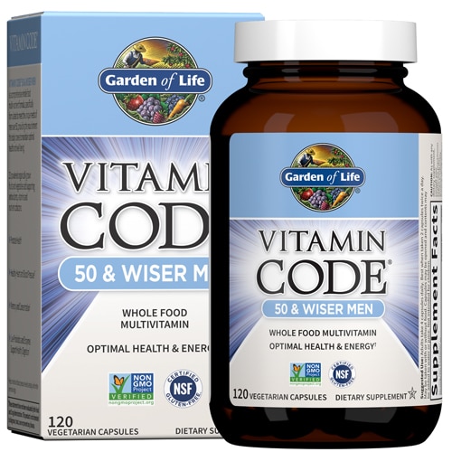 Garden of Life Vitamin Code 50 and Wiser Men