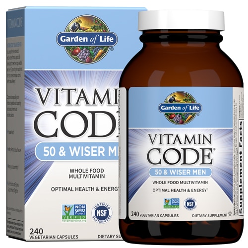 Garden of Life Vitamin Code® 50 and Wiser Men