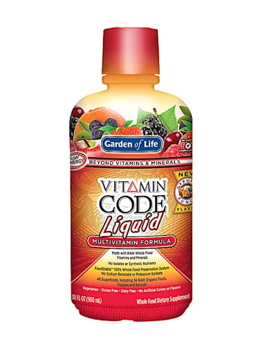 Garden of Life Vitamin Code Liquid Multivitamin Formula Fruit Punch