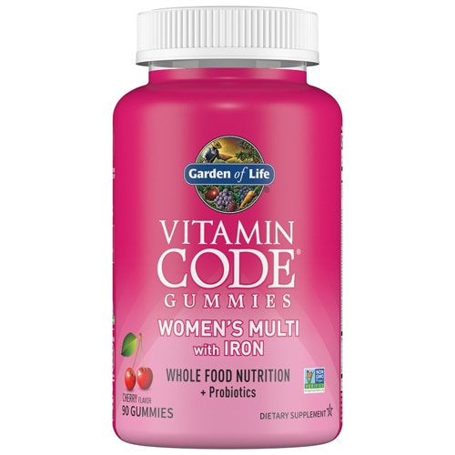 Garden of Life Vitamin Code - Women's Multi with Iron Gummies Cherry