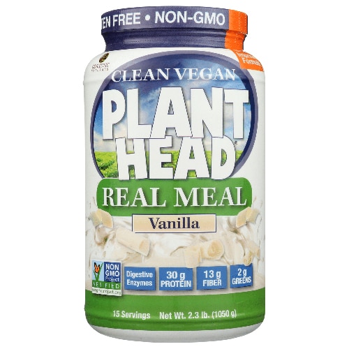 Genceutic Naturals Plant Head Real Meal Vanilla