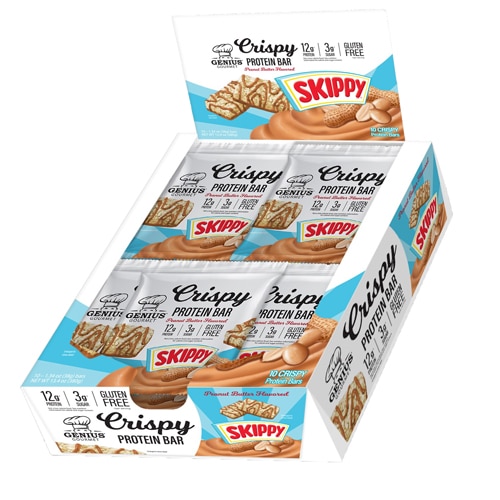 Genius Gourmet Crispy Protein Treat Skippy