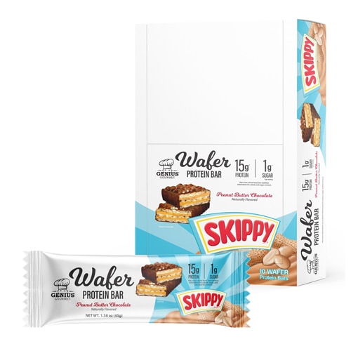 Genius Gourmet Skippy Protein Wafer Bar